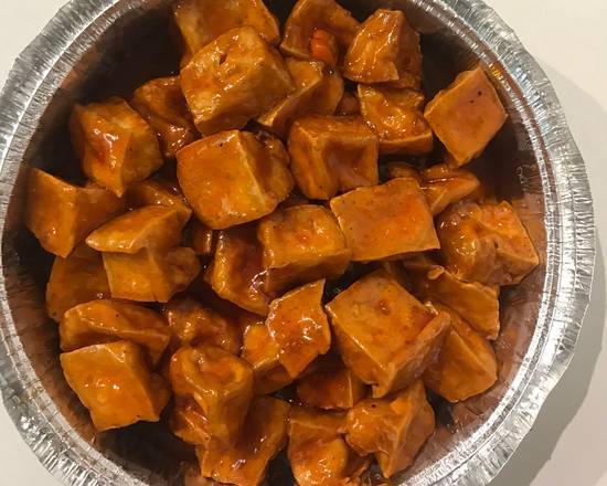55H- Fried tofu & general Tao sauce 左公豆腐